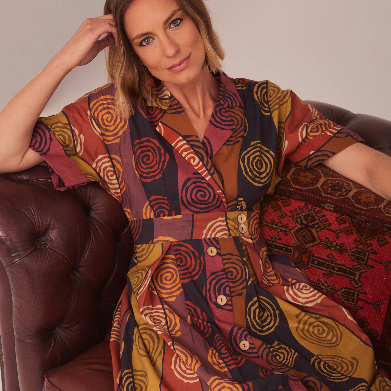 Buy Ella & Sunday - Dakota Dress Earth by ella & sunday - at Hamish + Grace