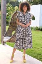 Buy Ella & Sunday - Murphy Dress Bush Bloom Mono by ella & sunday - at Hamish + Grace