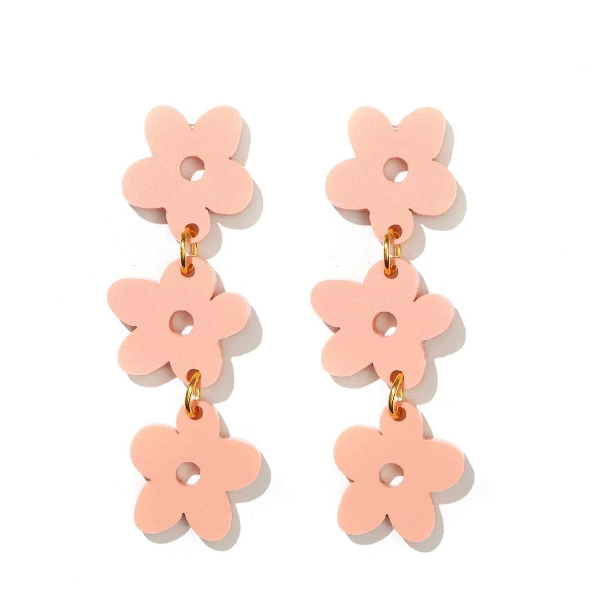 Buy Emeldo - Sunday Bunch Collection Earrings - Peach by Hamish + Grace - at Hamish + Grace