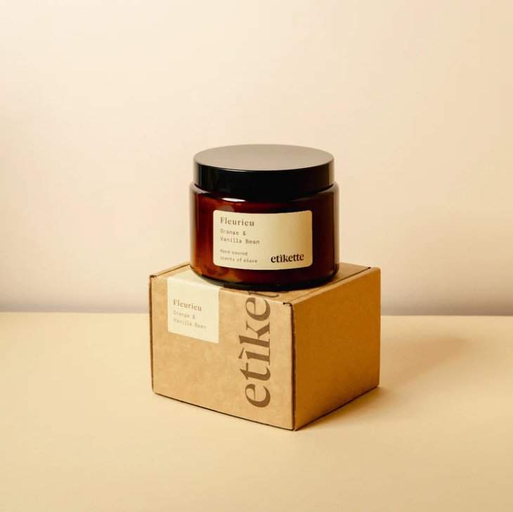 Buy Etikette - Fleurieu in Orange & Vanilla Bean by Etikette - at Hamish & Grace