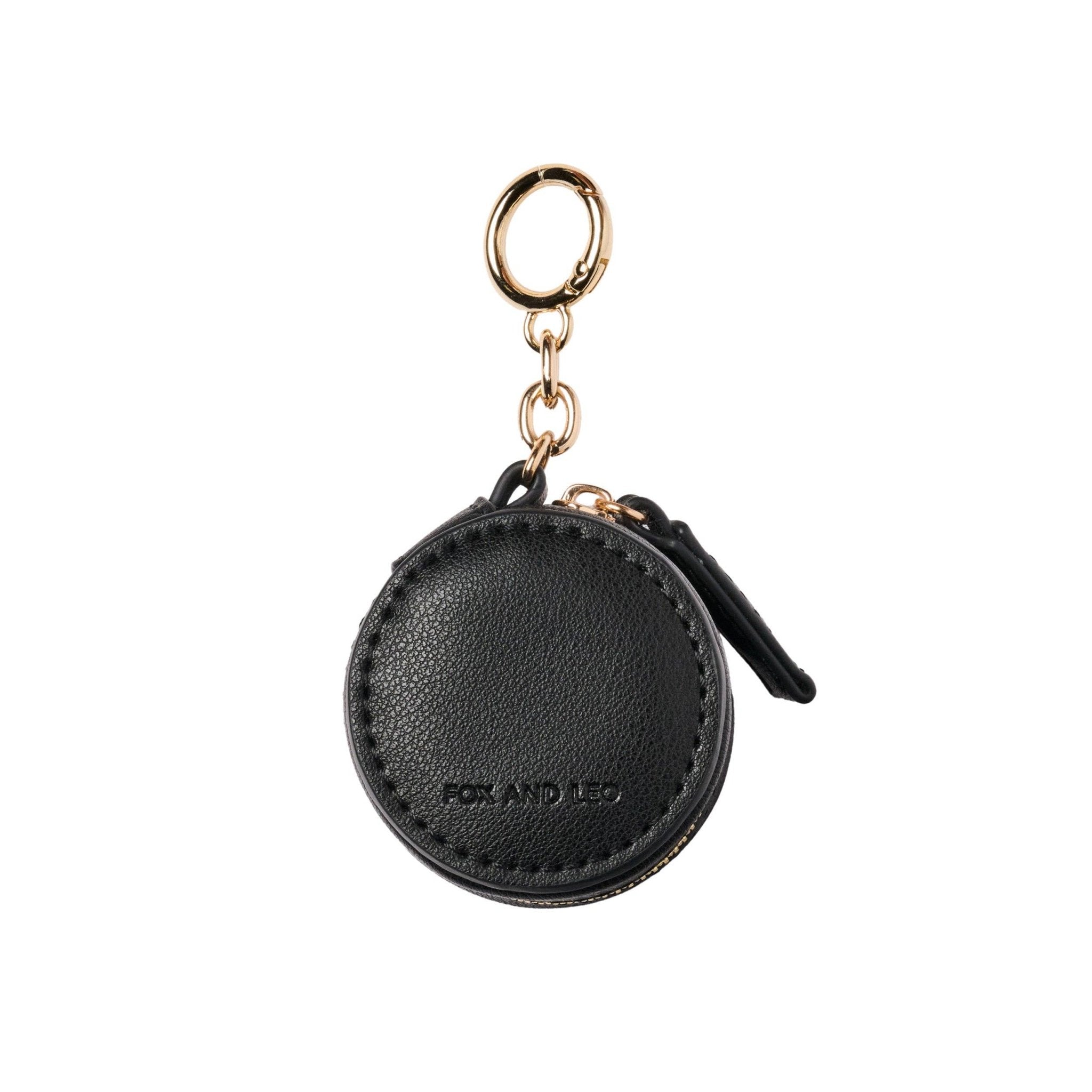 Buy Eye Catcher charm with microfibre cleaning cloth - Black by FOX AND LEO - at Hamish + Grace