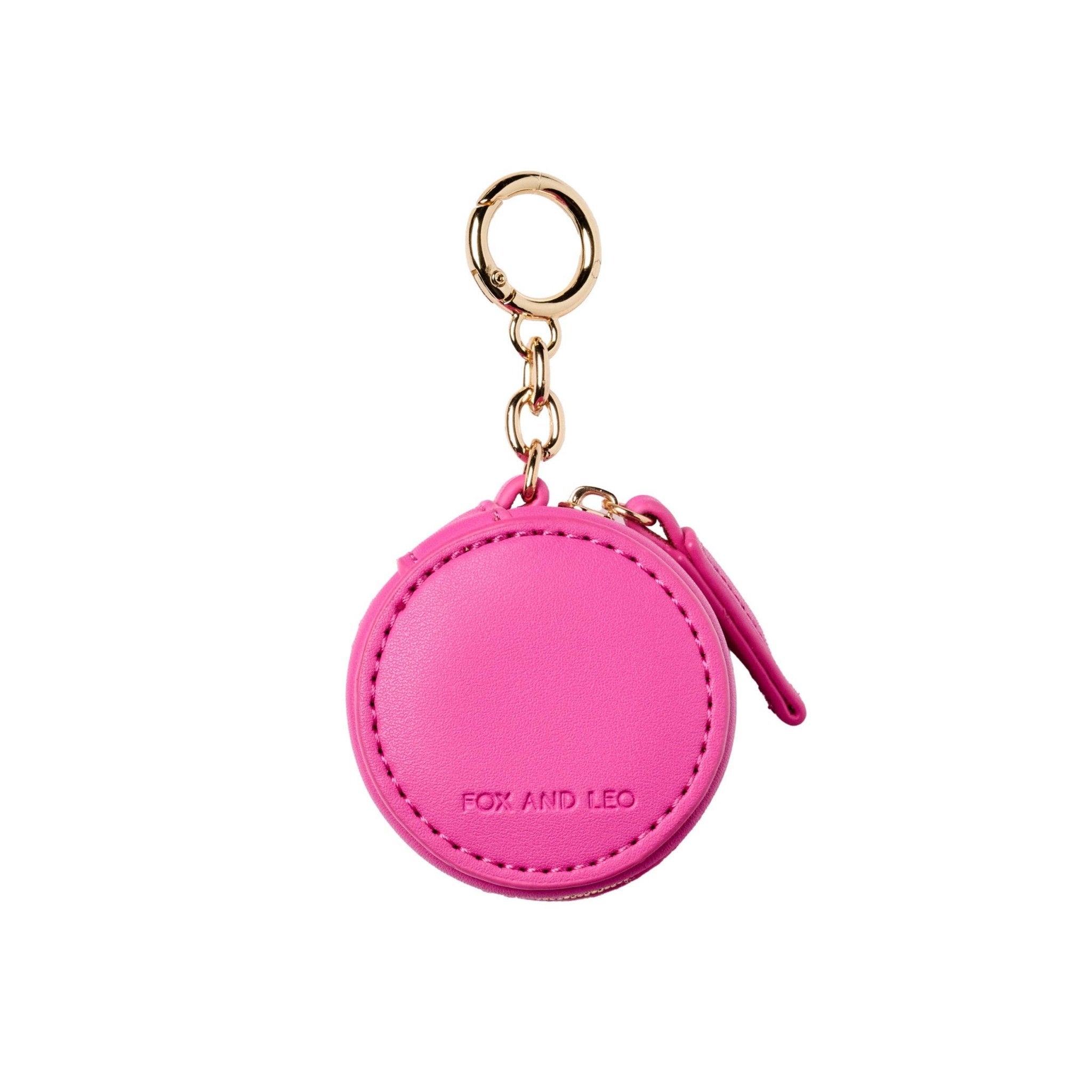 Buy Eye Catcher charm with microfibre cleaning cloth - Hot Pink by FOX AND LEO - at Hamish + Grace