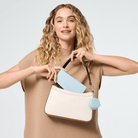 Buy Eye Catcher charm with microfibre cleaning cloth - Sky Blue by FOX AND LEO - at Hamish + Grace