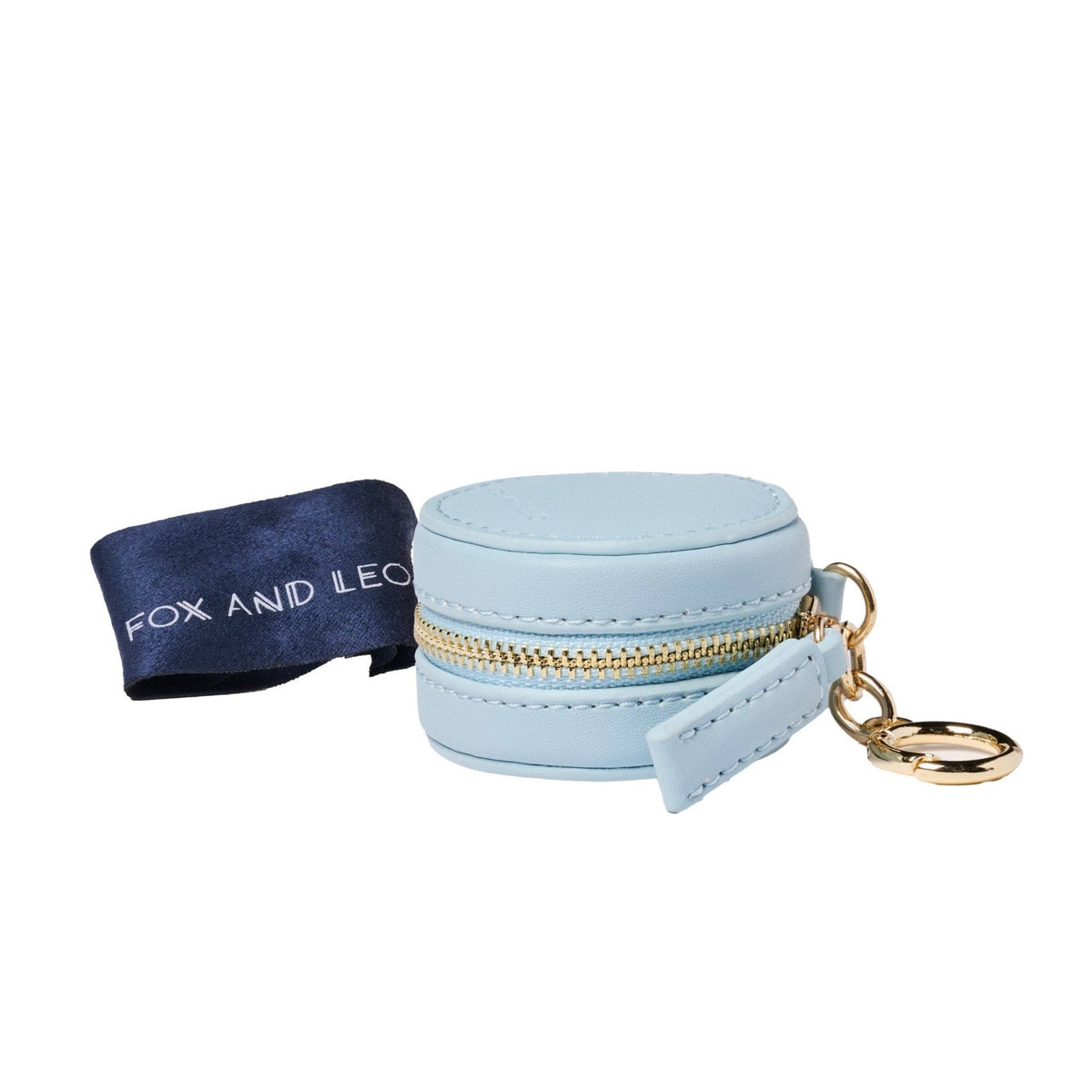 Buy Eye Catcher charm with microfibre cleaning cloth - Sky Blue by FOX AND LEO - at Hamish + Grace