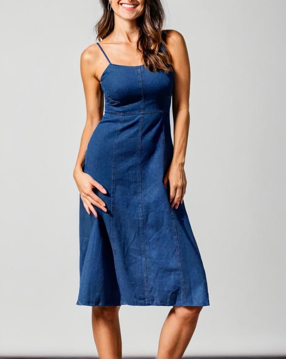 Buy Farah Denim Dress by Sunnygirl - at Hamish & Grace