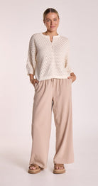 Buy Feather and Noise - Aster Top Ivory by Feather & Noise - at Hamish & Grace