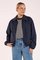 Buy Feather and Noise - Dalton Jacket - Navy by Feather and Noise - at Hamish + Grace