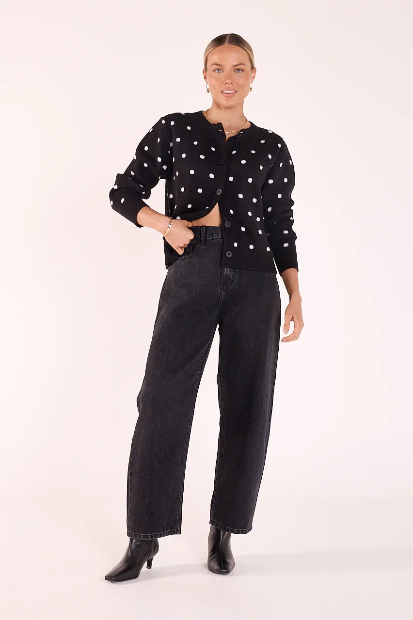 Buy Feather and Noise - Lola Barrel Jean - Black by Feather and Noise - at Hamish + Grace