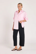 Buy Feather and Noise - Lola Cropped Barrel Jean - Black by Feather and Noise - at Hamish + Grace