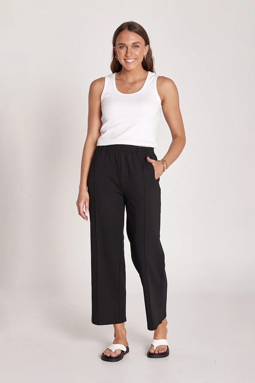 Buy Feather and Noise - Noah Cropped Pant - Black by Feather and Noise - at Hamish + Grace