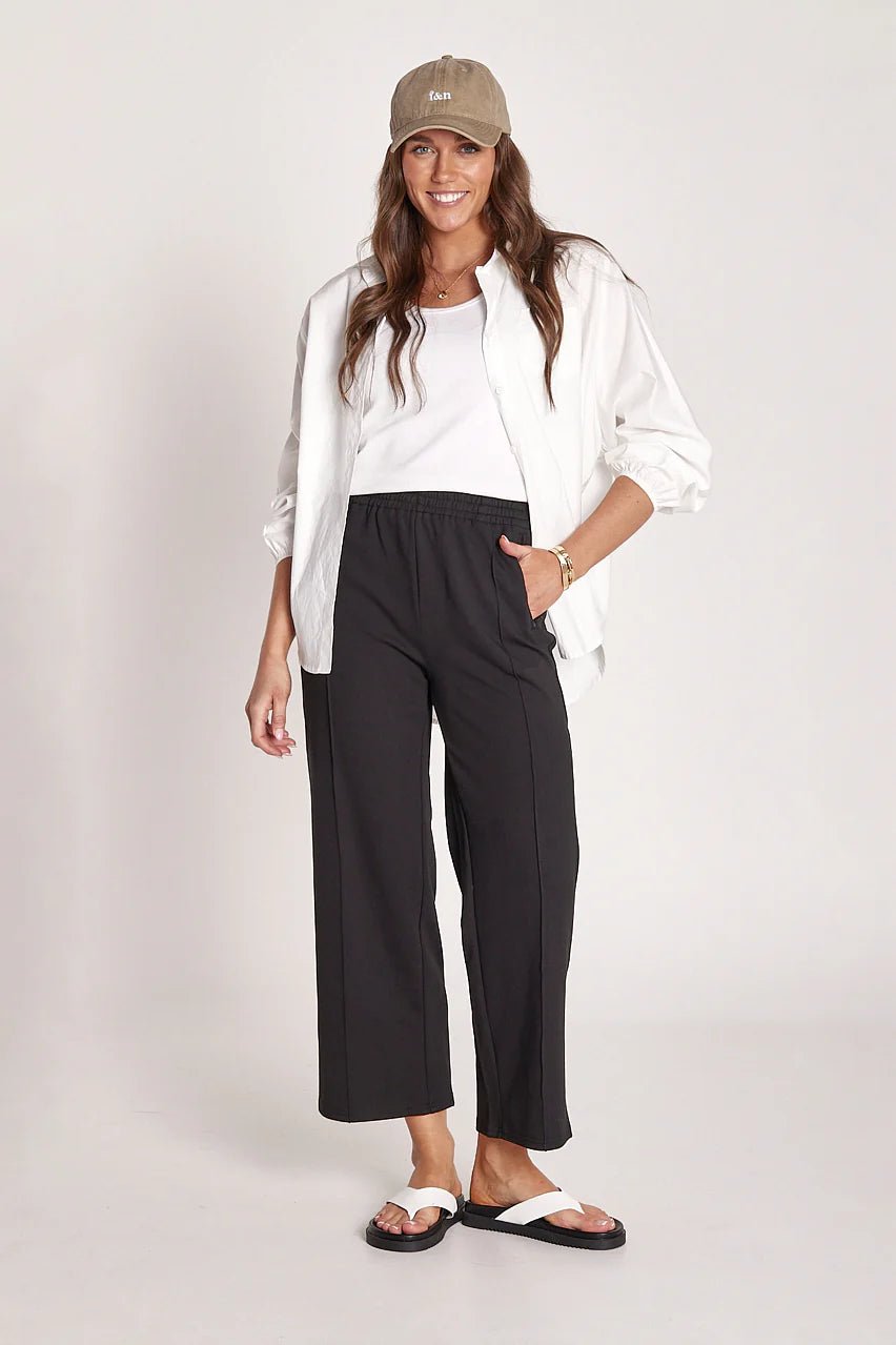 Buy Feather and Noise - Noah Cropped Pant - Black by Feather and Noise - at Hamish + Grace