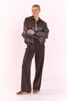 Buy Feather and Noise - Noah Pant - Dark Chocolate by Feather and Noise - at Hamish + Grace
