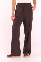 Buy Feather and Noise - Noah Pant - Dark Chocolate by Feather and Noise - at Hamish + Grace