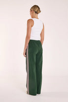 Buy Feather and Noise - Noah Pant - Forest Pink Stripe by Feather and Noise - at Hamish + Grace