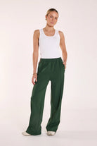 Buy Feather and Noise - Noah Pant - Forest Pink Stripe by Feather and Noise - at Hamish + Grace