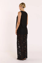Buy Feather and Noise - Valerie Pant - Black Lace by Feather and Noise - at Hamish + Grace