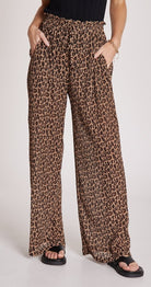 Buy Feather & Noise - Paige Leopard Print Pant by Feather & Noise - at Hamish & Grace