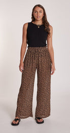 Buy Feather & Noise - Paige Leopard Print Pant by Feather & Noise - at Hamish & Grace