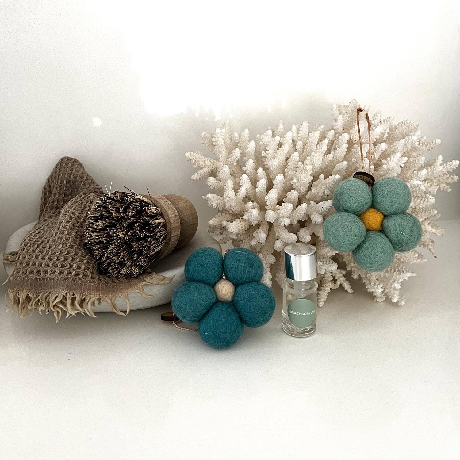 Buy Felt Flower Fresheners - Beachcomber by Home Dweller - at Hamish & Grace