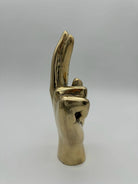 Buy Fingers Crossed Hand, 24cm, Bronze Handmade by Bronze Betty - at Hamish + Grace