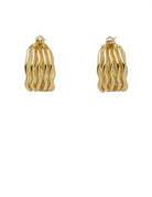 Buy Five Waves Hoop - 14ct Gold Earring by Hamish + Grace - at Hamish + Grace