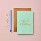 Buy Foil Birthday Card | Premium Australian Stationery by Gabrielle & Celine Greeting Cards Australia - at Hamish + Grace