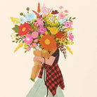 Buy Foil Birthday Greeting Card | Hand-Illustrated, Blank Inside by Gabrielle & Celine Greeting Cards Australia - at Hamish + Grace