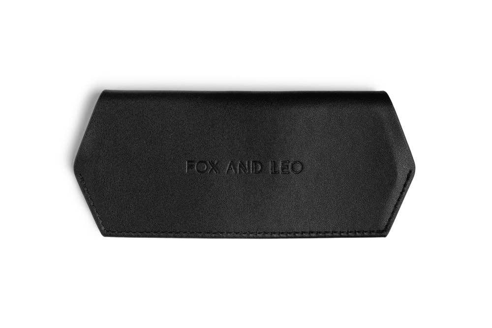 Buy Fox and Leo glasses case - Black by FOX AND LEO - at Hamish + Grace