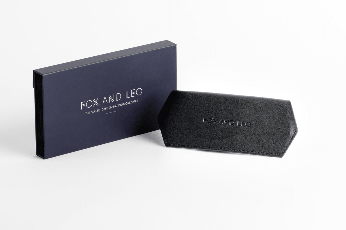 Buy Fox and Leo glasses case - Black by FOX AND LEO - at Hamish + Grace