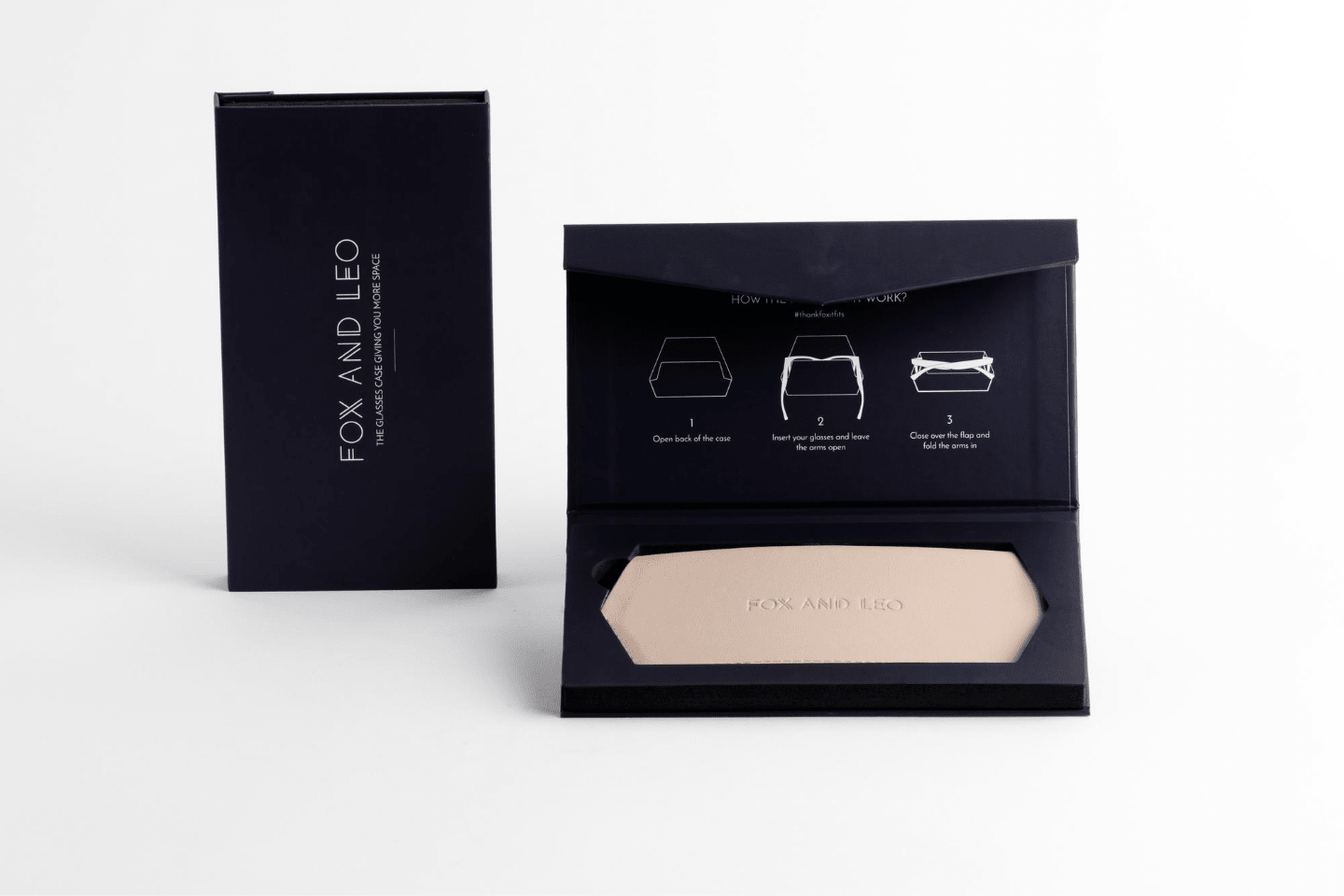 Buy Fox and Leo glasses case - Blush by FOX AND LEO - at Hamish + Grace