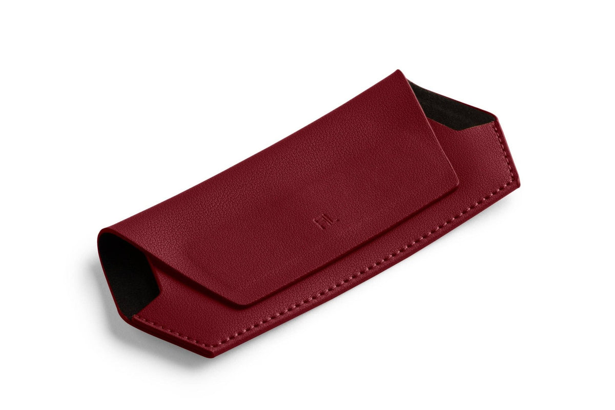 Buy Fox and Leo glasses case - Burgundy by FOX AND LEO - at Hamish + Grace