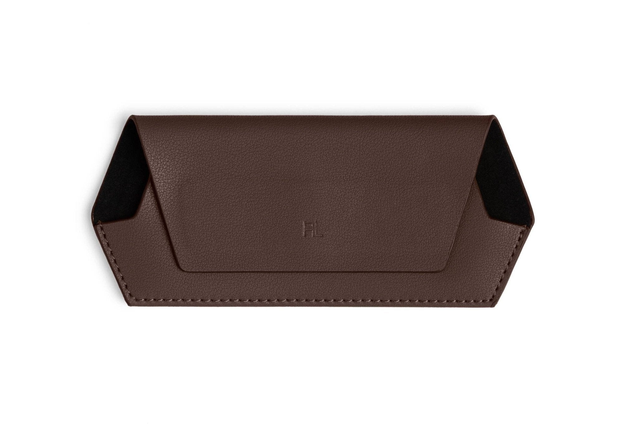 Buy Fox and Leo glasses case - Chocolate by FOX AND LEO - at Hamish + Grace