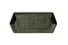 Buy Fox and Leo glasses case Ostrich print - Olive by FOX AND LEO - at Hamish + Grace