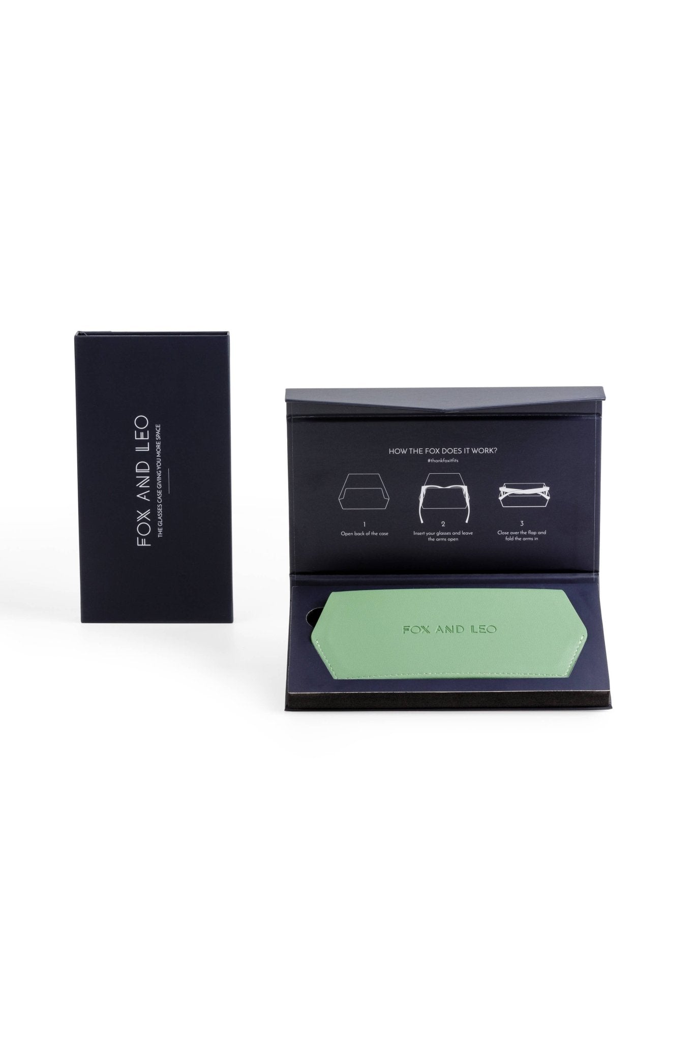 Buy Fox and Leo glasses case - Sage by FOX AND LEO - at Hamish + Grace