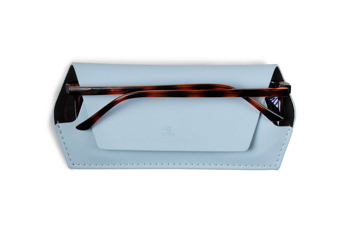 Buy Fox and Leo glasses case - Sky Blue by FOX AND LEO - at Hamish + Grace
