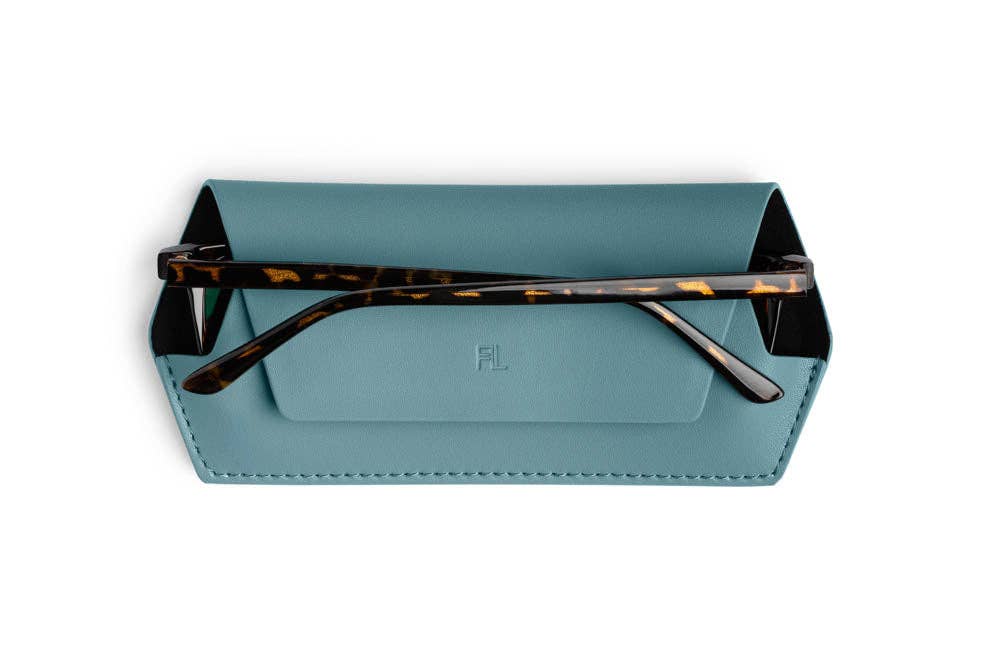 Buy Fox and Leo glasses case - Teal by FOX AND LEO - at Hamish + Grace