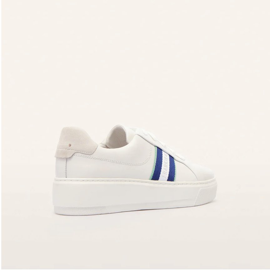 Buy Frankie 4 - Riley White/Navy Sneaker by Frankie 4 - at Hamish & Grace