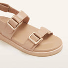 Buy Frankie 4 - Thompson Camel Flat Sandal by Frankie 4 - at Hamish & Grace