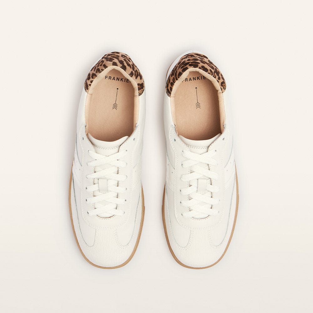 Buy Frankie4 - Levi White/Leopard Print by Frankie 4 - at Hamish + Grace