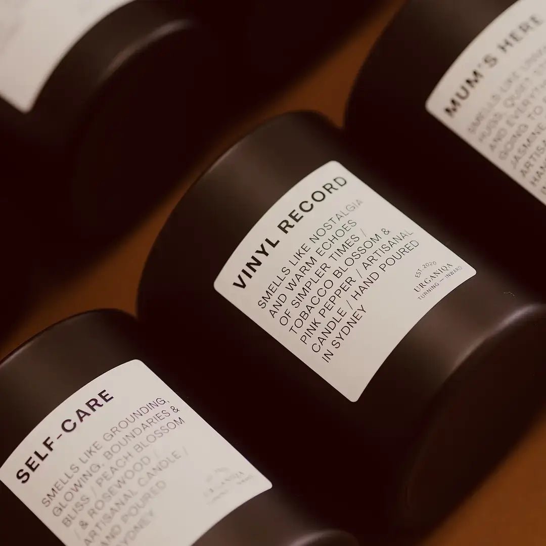 Buy Friday Arvo Scented Candle | Unfiltered Collection by Urganiqa - at Hamish + Grace