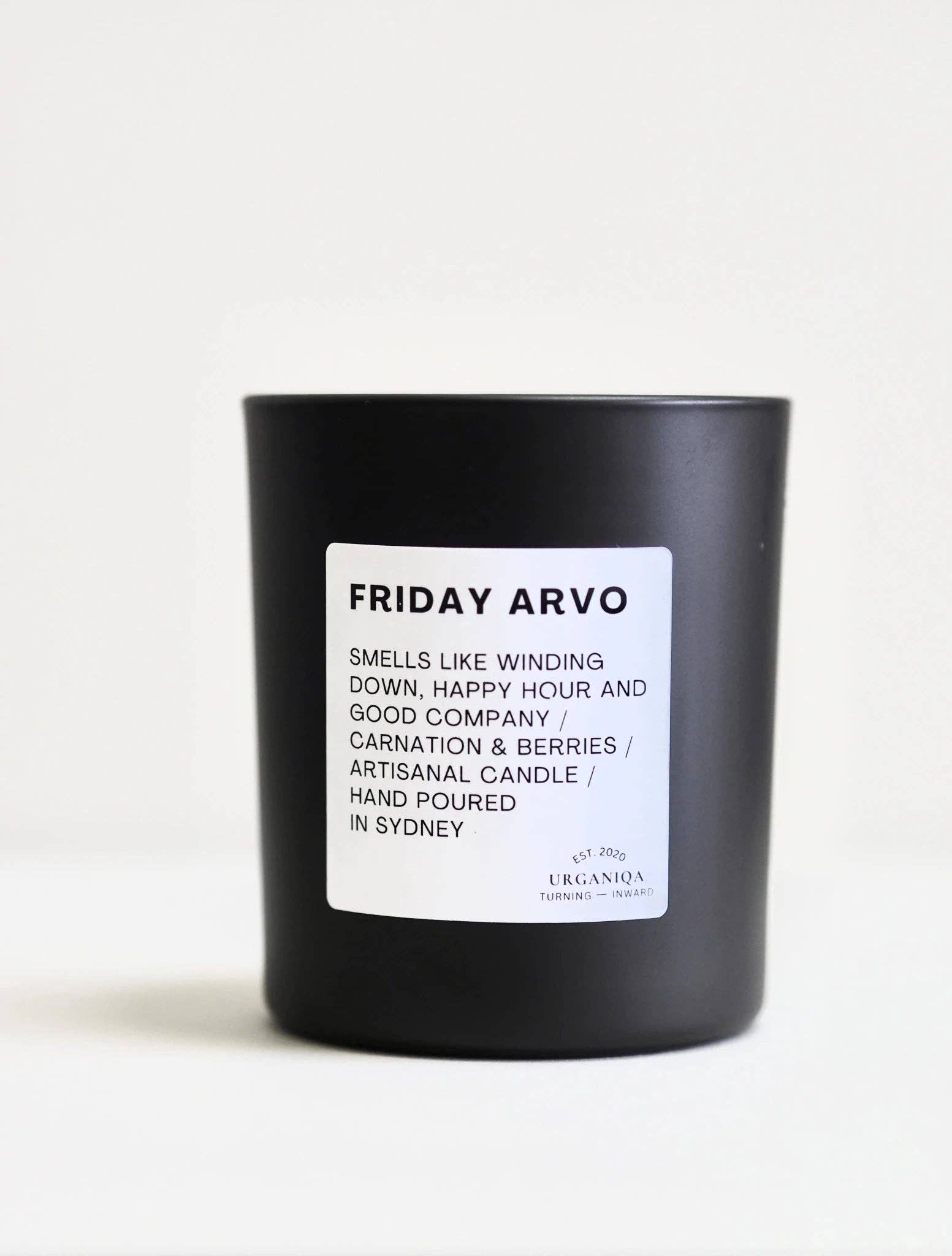 Buy Friday Arvo Scented Candle | Unfiltered Collection by Urganiqa - at Hamish + Grace