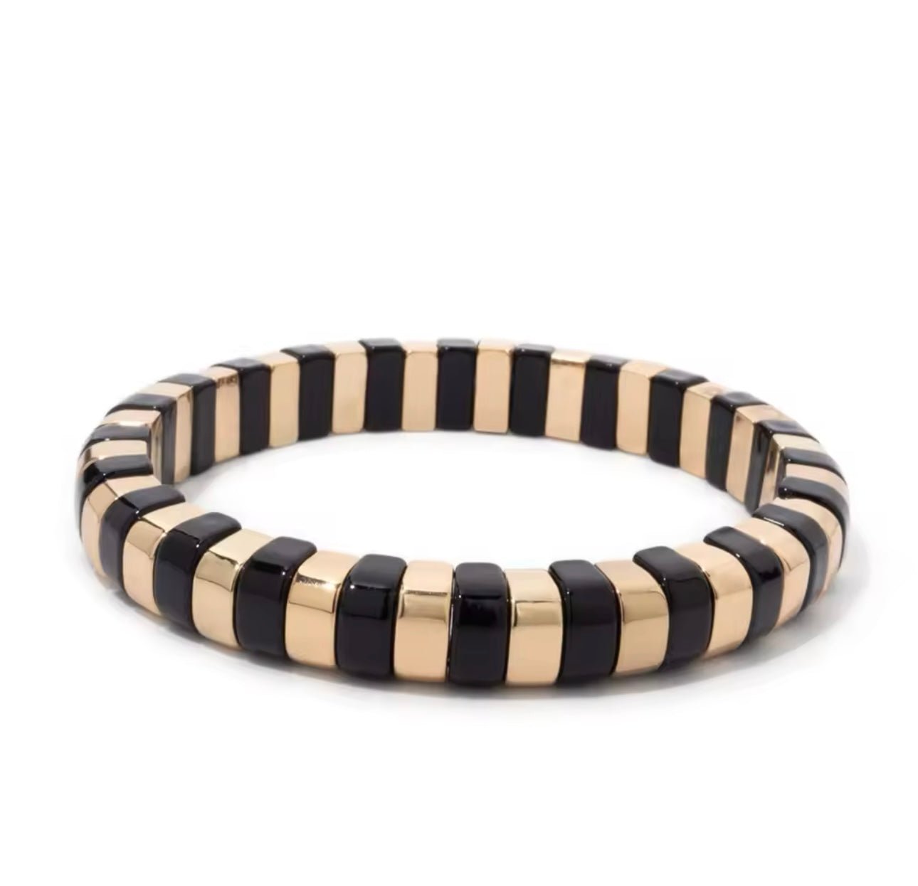 Buy Gold and Black Enamel Stack Bracelet (Copy) by Hamish + Grace - at Hamish & Grace