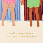 Buy Gold Foil Love & Anniversary Card | Modern Sustainable Style by Gabrielle & Celine Greeting Cards Australia - at Hamish + Grace