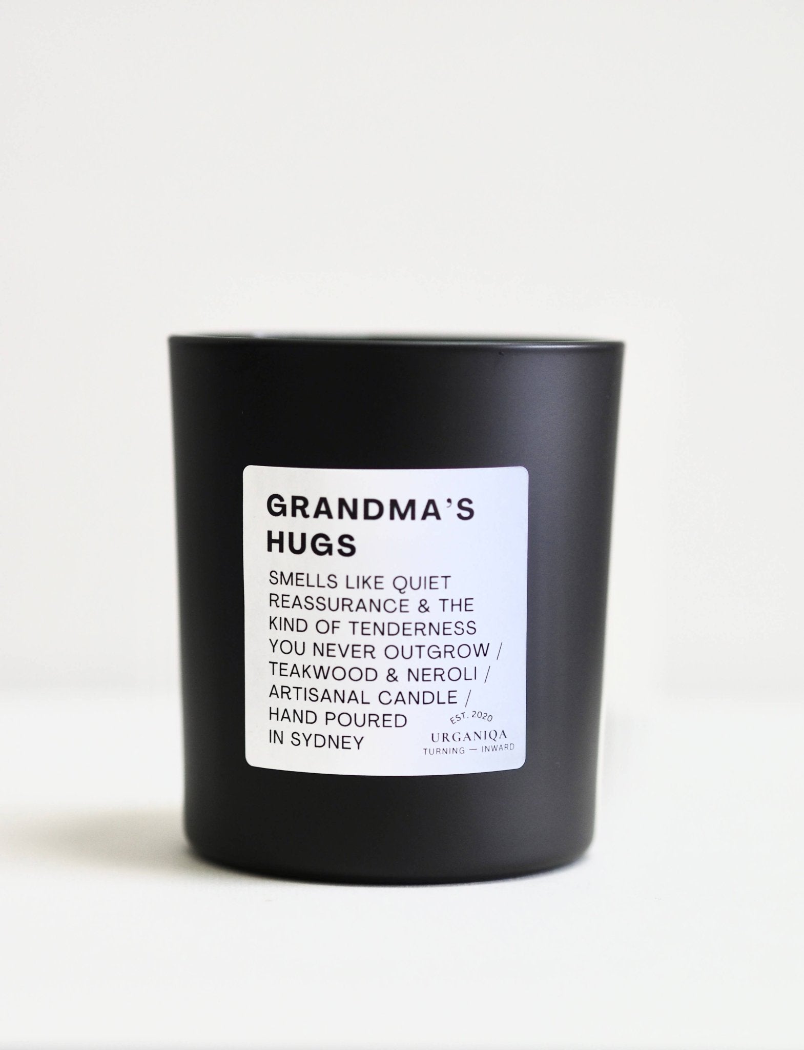 Buy Grandma's Hugs Scented Soy Candle | Unfiltered Collection by Urganiqa - at Hamish + Grace