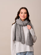 Buy Grey Ribbed Scarf by Tiger Tree - at Hamish & Grace