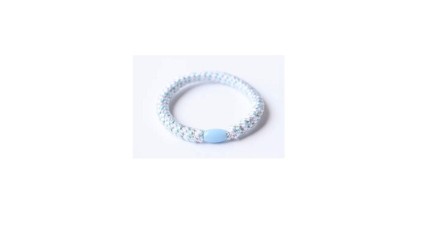 Buy H + G - Premium Braided Hair Tie - Ice Blue by Hamish + Grace - at Hamish + Grace
