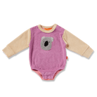 Buy Halcyon Nights - Koala Terry Long Sleeve Bodysuit by Halcyon Nights - at Hamish & Grace