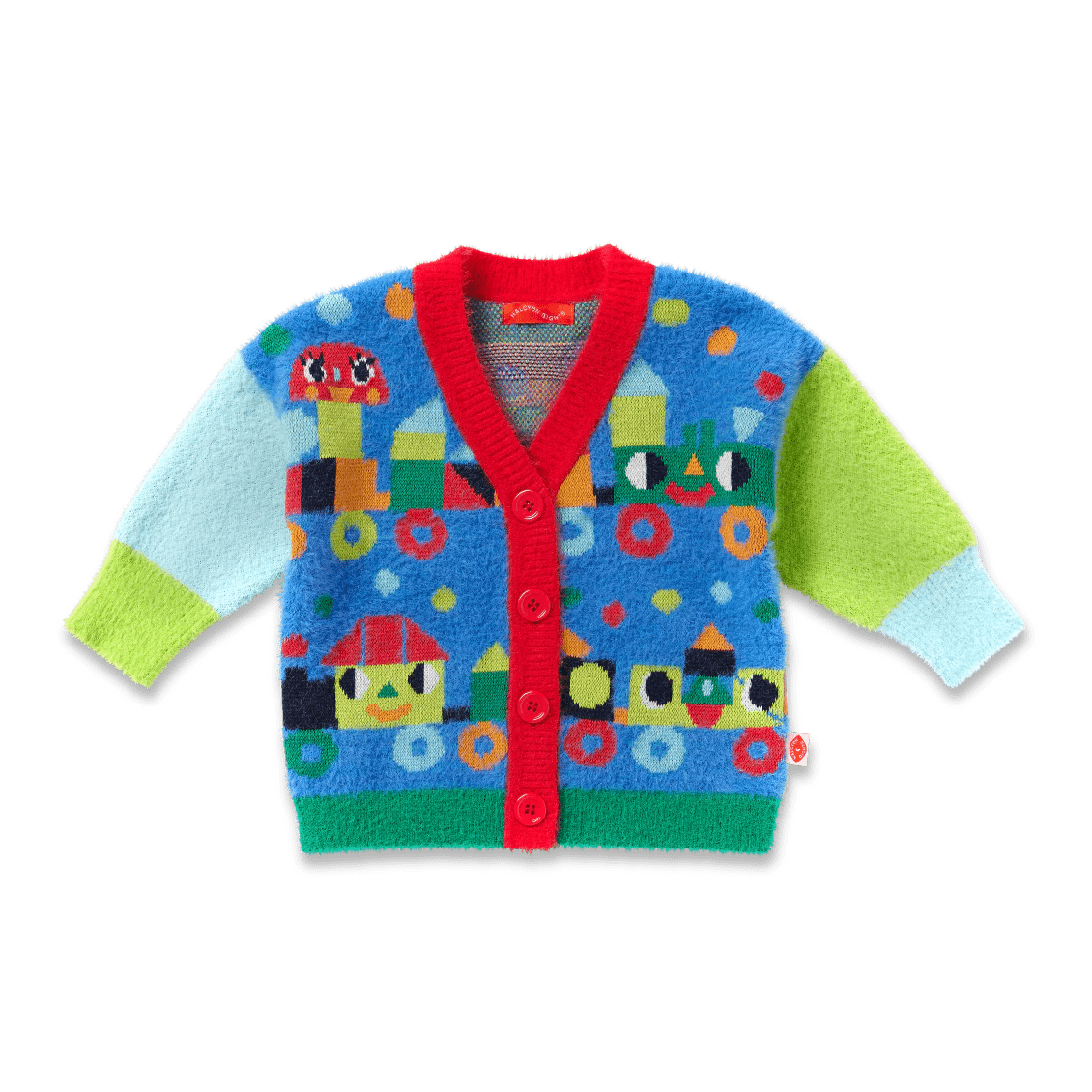 Buy Halcyon Nights - Rainbow Express Knit Cardigan by Halcyon Nights - at Hamish & Grace