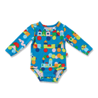 Buy Halcyon Nights - Rainbow Express Long Sleeve Bodysuit by Halcyon Nights - at Hamish & Grace