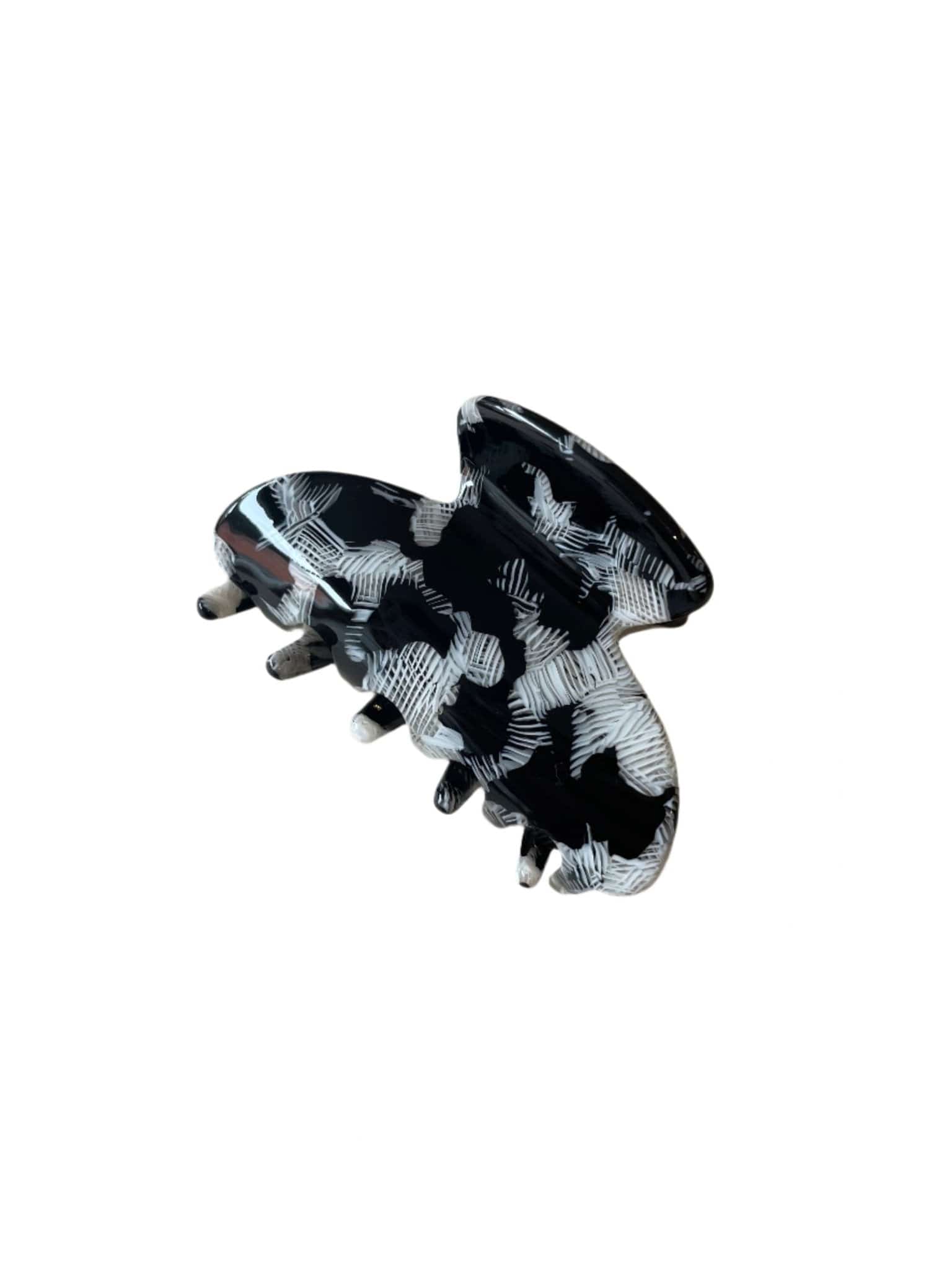 Hamish & Grace Black and White Small Claw Clip